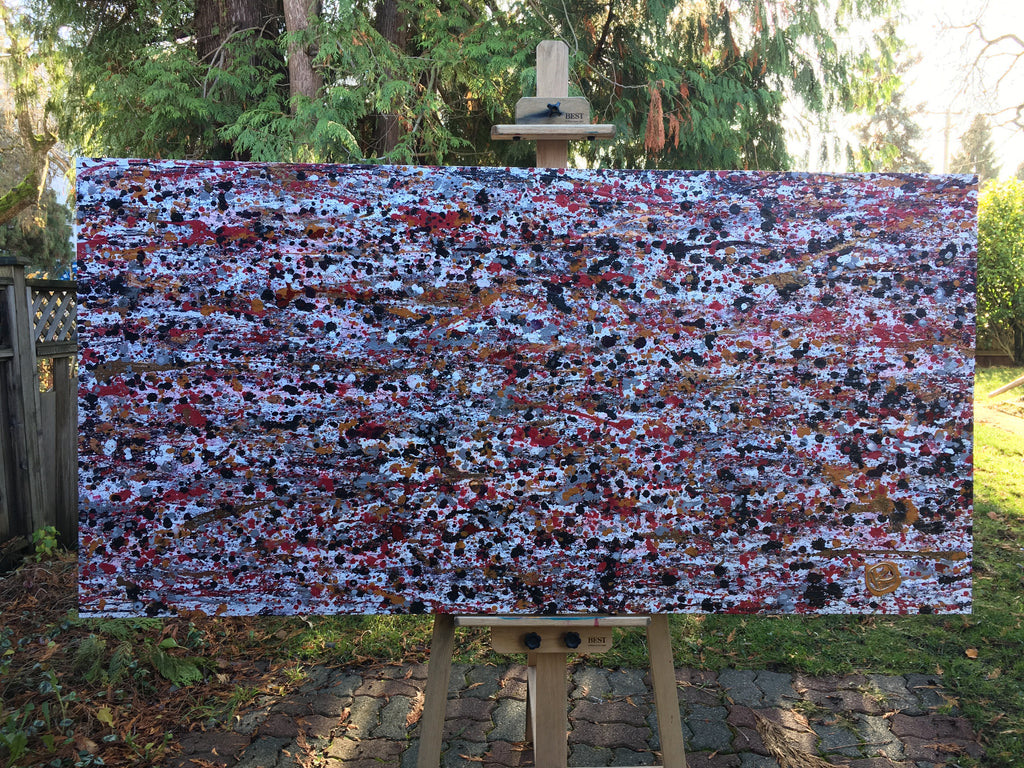 Fugly Brown (commission) | 36" x 72"